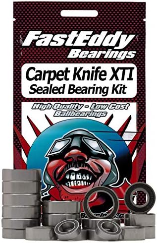 Лагери FastEddy са Съвместими с комплект лагери Calandra Racing Concepts Carpet Knife XTI Запечатана Bearing Kit