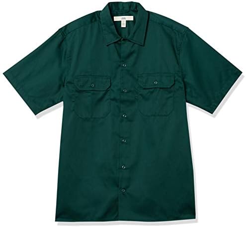 Мъжки работна риза Essentials с къс ръкав, устойчиво на петна и бръчки