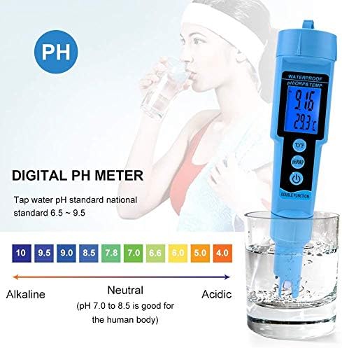 Y-LKUN Измерител на качеството на водата 3 в 1 Метър PH ORP Температура Детектор за Вода Многопараметрический Цифров