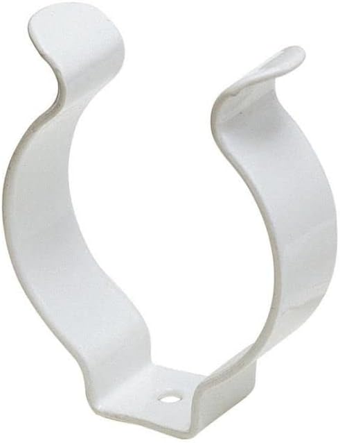 20 X Отворени Скоби за инструменти, Бели Дръжки от Пружинна стомана с пластмасово покритие, с диаметър от 32 мм