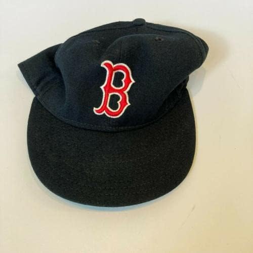 Роджър Клемънс Подписа Бейзболна Шапка 1990 година на Издаване Boston Red Sox, Използвана В играта JSA COA - бейзболни