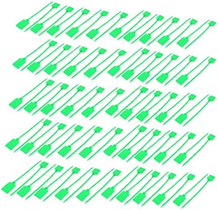 X-DREE 100шт Дължина от 400 мм от Найлон Самоблокирующаяся Издател Кабелна замазка с цип Зелен цвят (100шт Дължина
