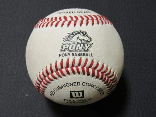 Стив Карсей Подписа Автографи Wilson Pony League Baseball B89 - Бейзболни Топки С Автографи